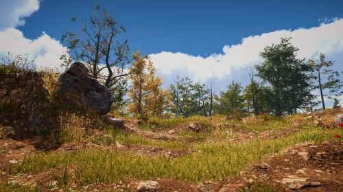 Forested hill with clouds in the background - concept image for blog: Land Condemnation in North Carolina: Five Frequently Asked Questions.